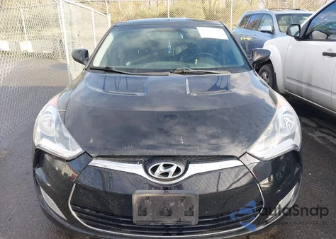 2014 Hyundai Veloster Base W/Black from USA, damaged, VIN KMHTC6AD3EU186380